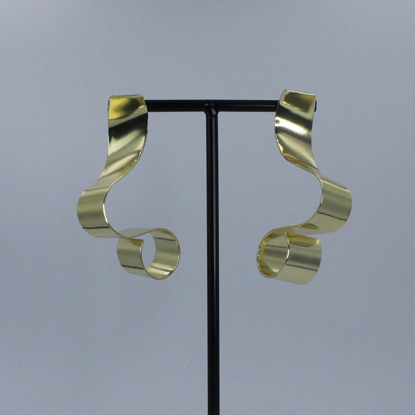 Pendientes RULLO bañados en oro - Diseñó con carácter