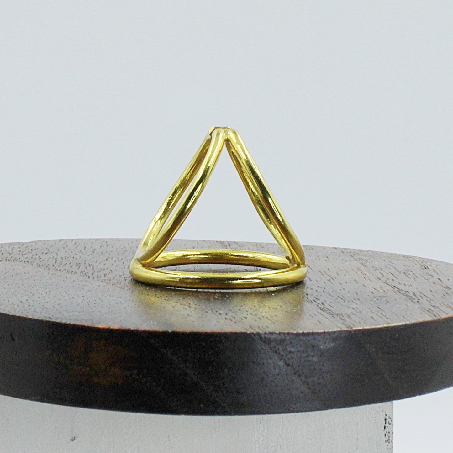 MIRÓ ring bathed in 18kt gold