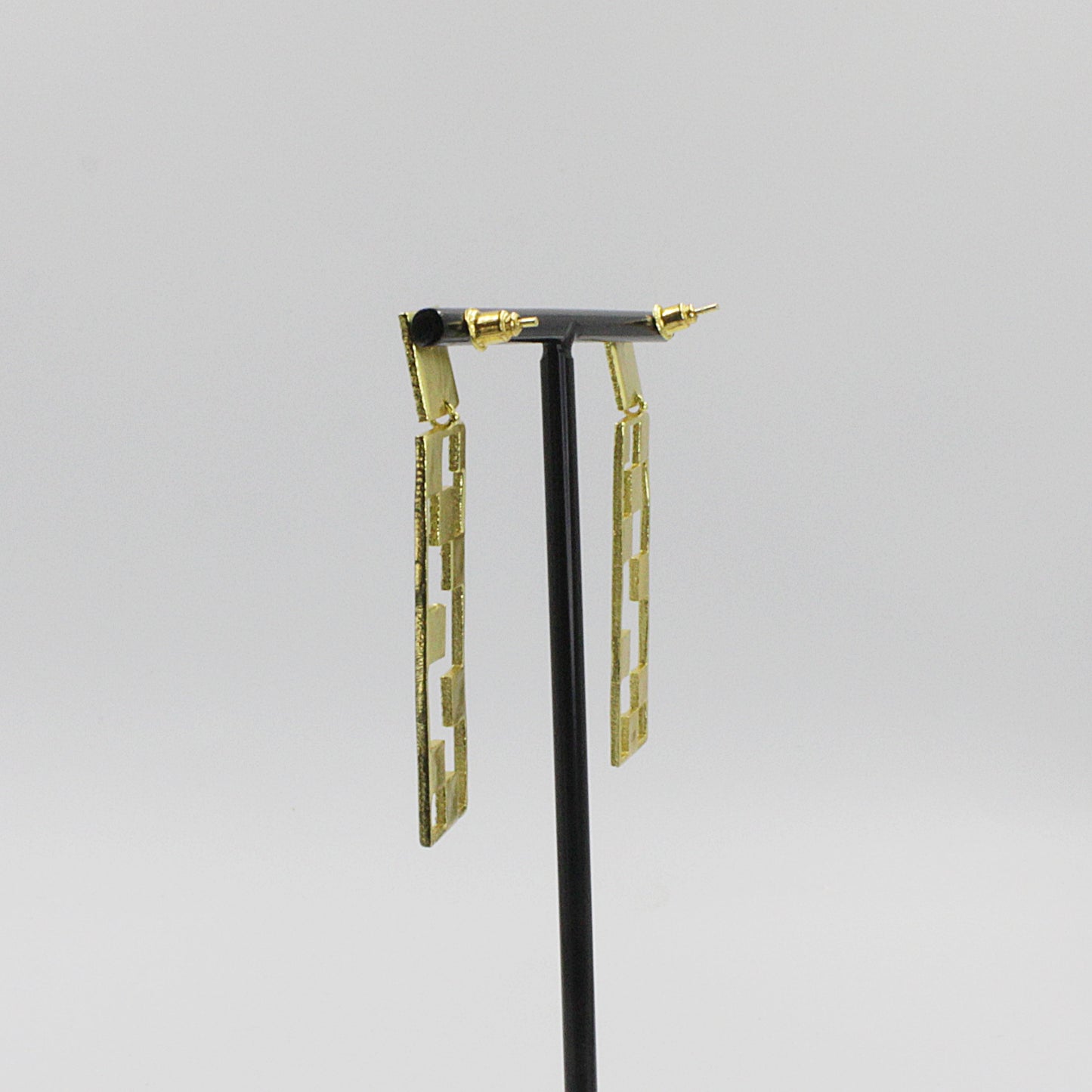 CINEMA earrings plated in 18kt gold