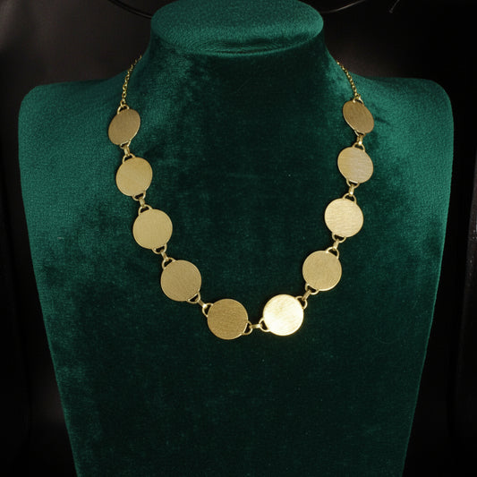 Collar MALTA bañado en oro 18kt - diseño con carácter