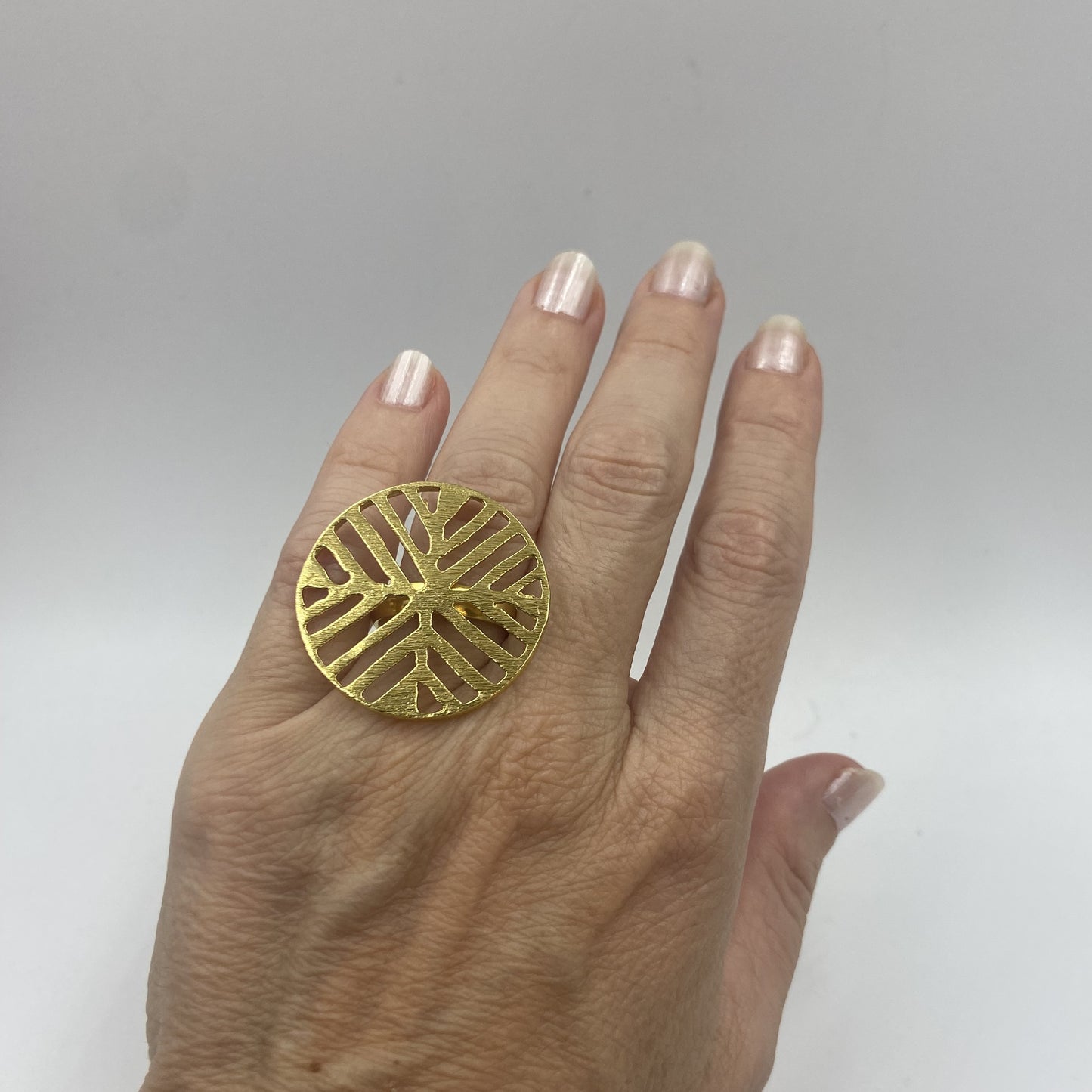 Anillo POEPOE bañados en oro - Diseño con carácter
