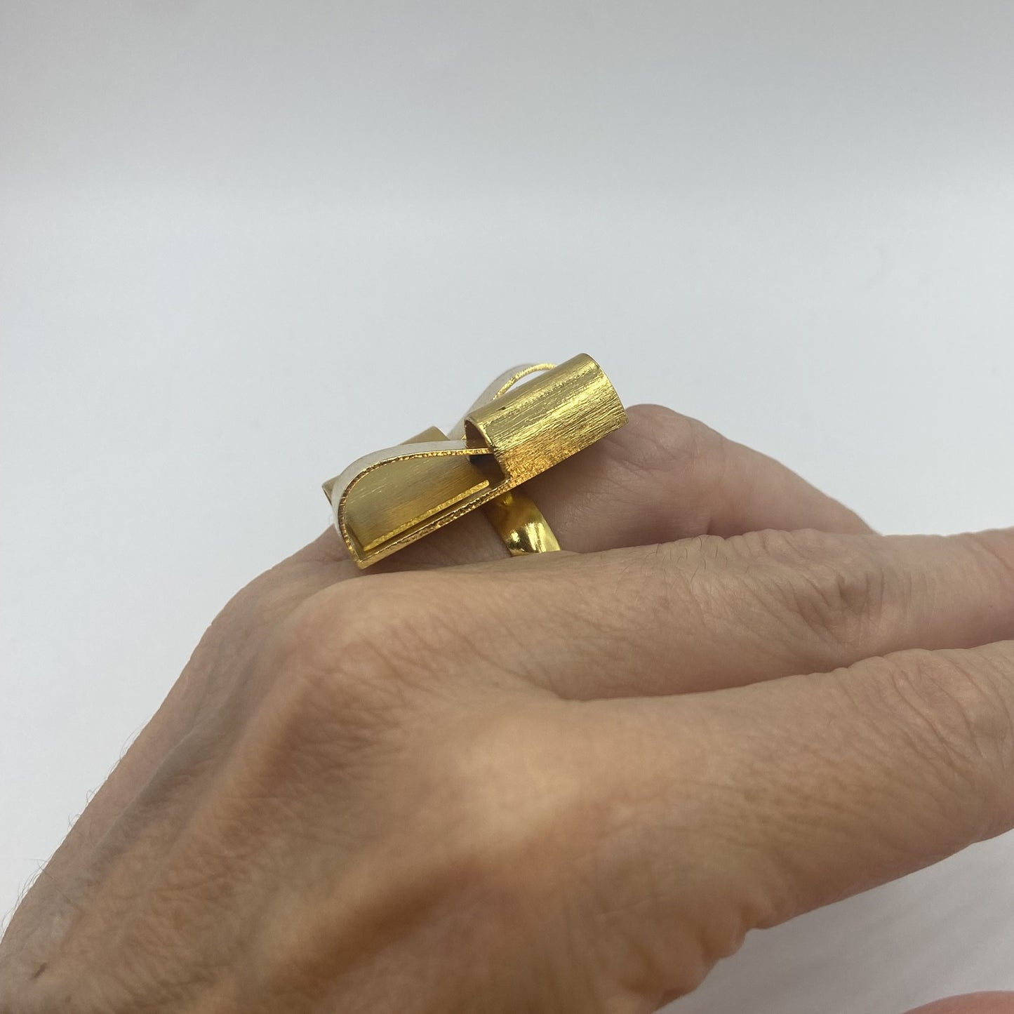 Anillo QUART bañados en oro - Diseño con carácter