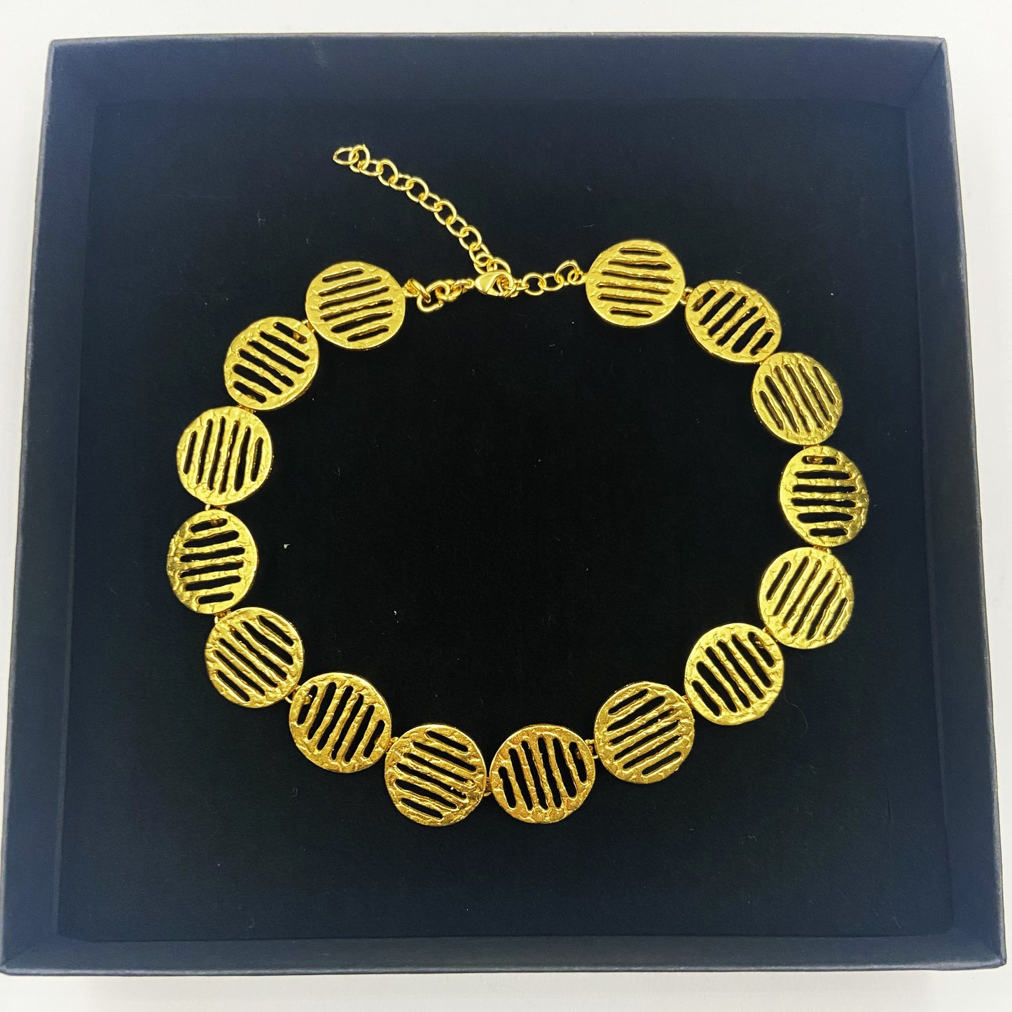 MONDRIAN necklace plated in 18kt gold
