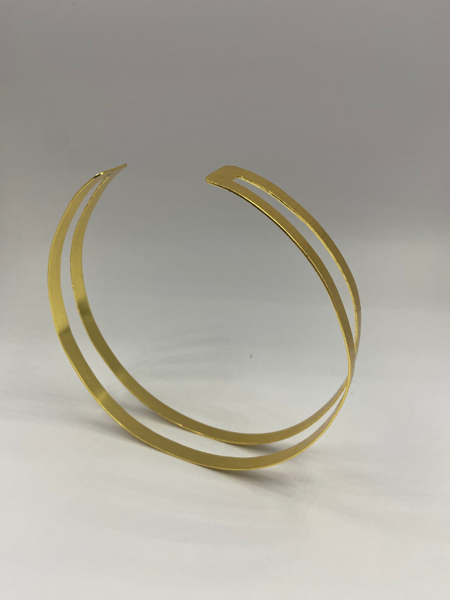 IMPERIA choker with 18kt gold plated pendant
