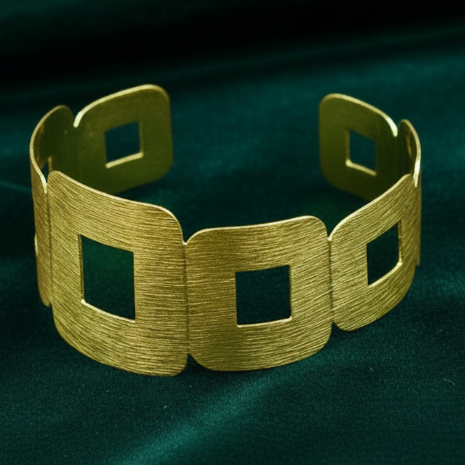 18-karätig vergoldetes DECO-Armband