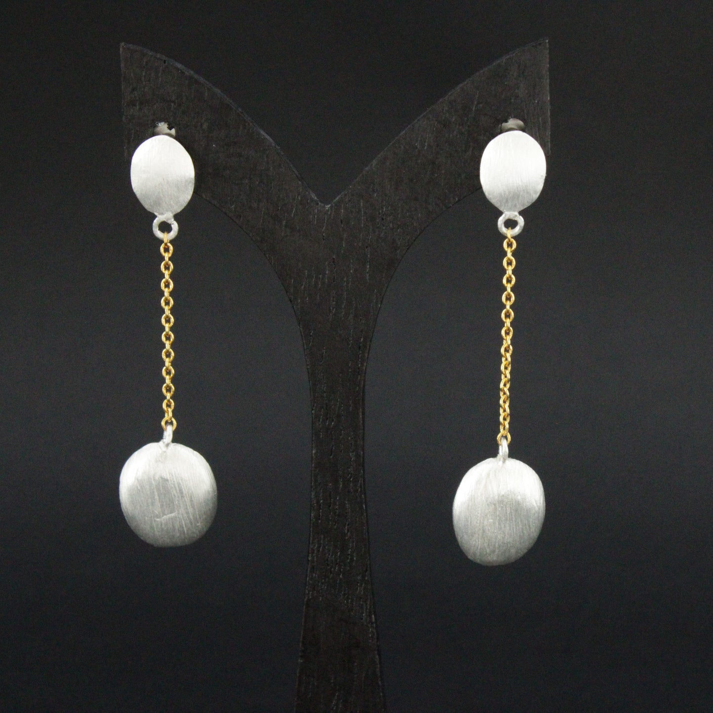 HORTA earrings, gold and silver plated