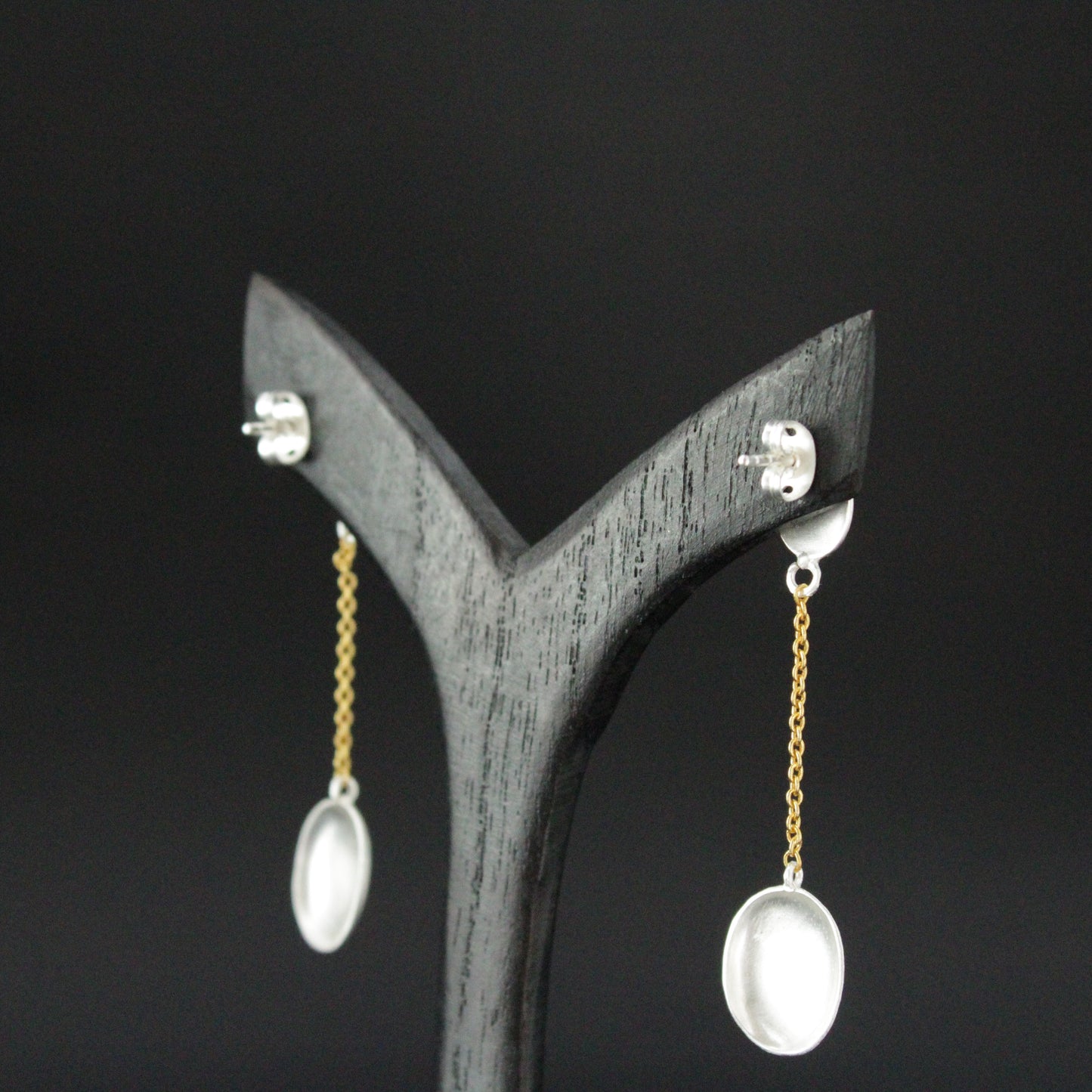 HORTA earrings, gold and silver plated