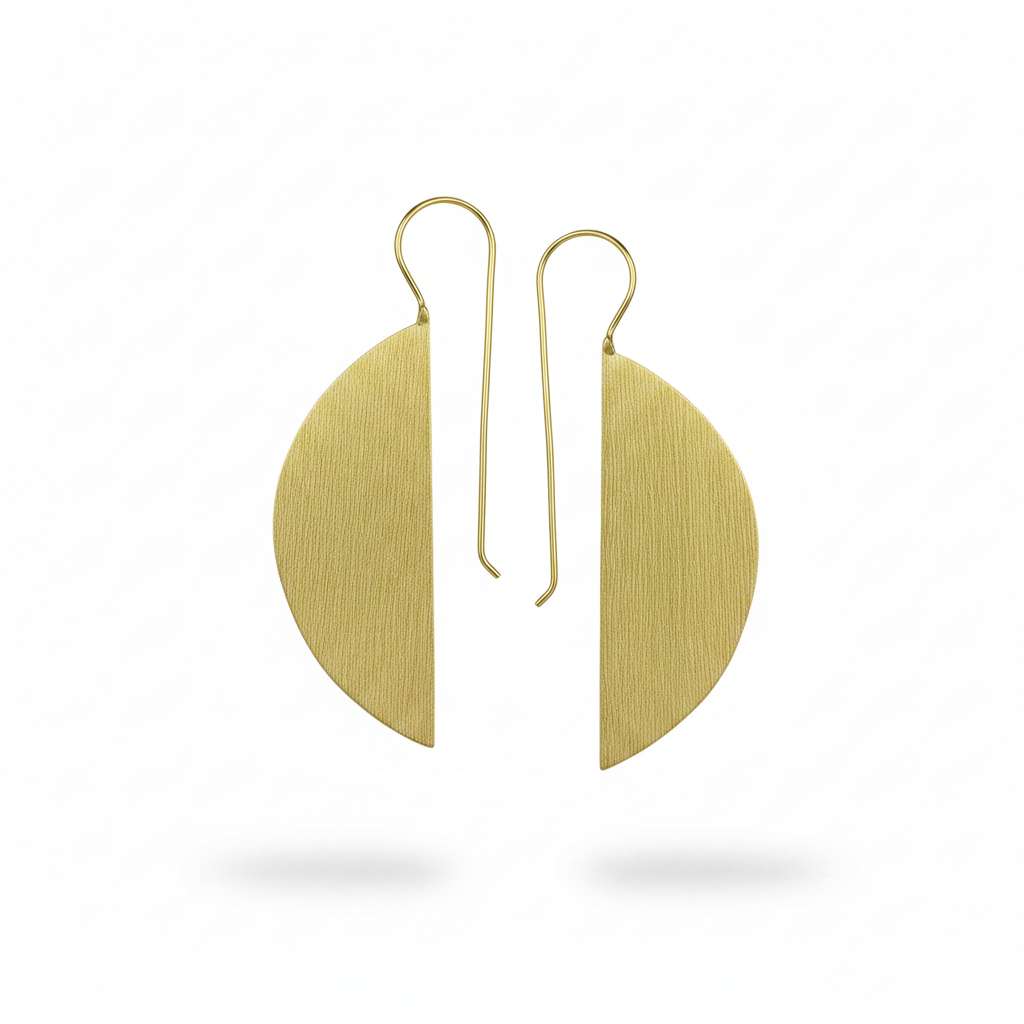 Pendientes OVALE bañados en oro