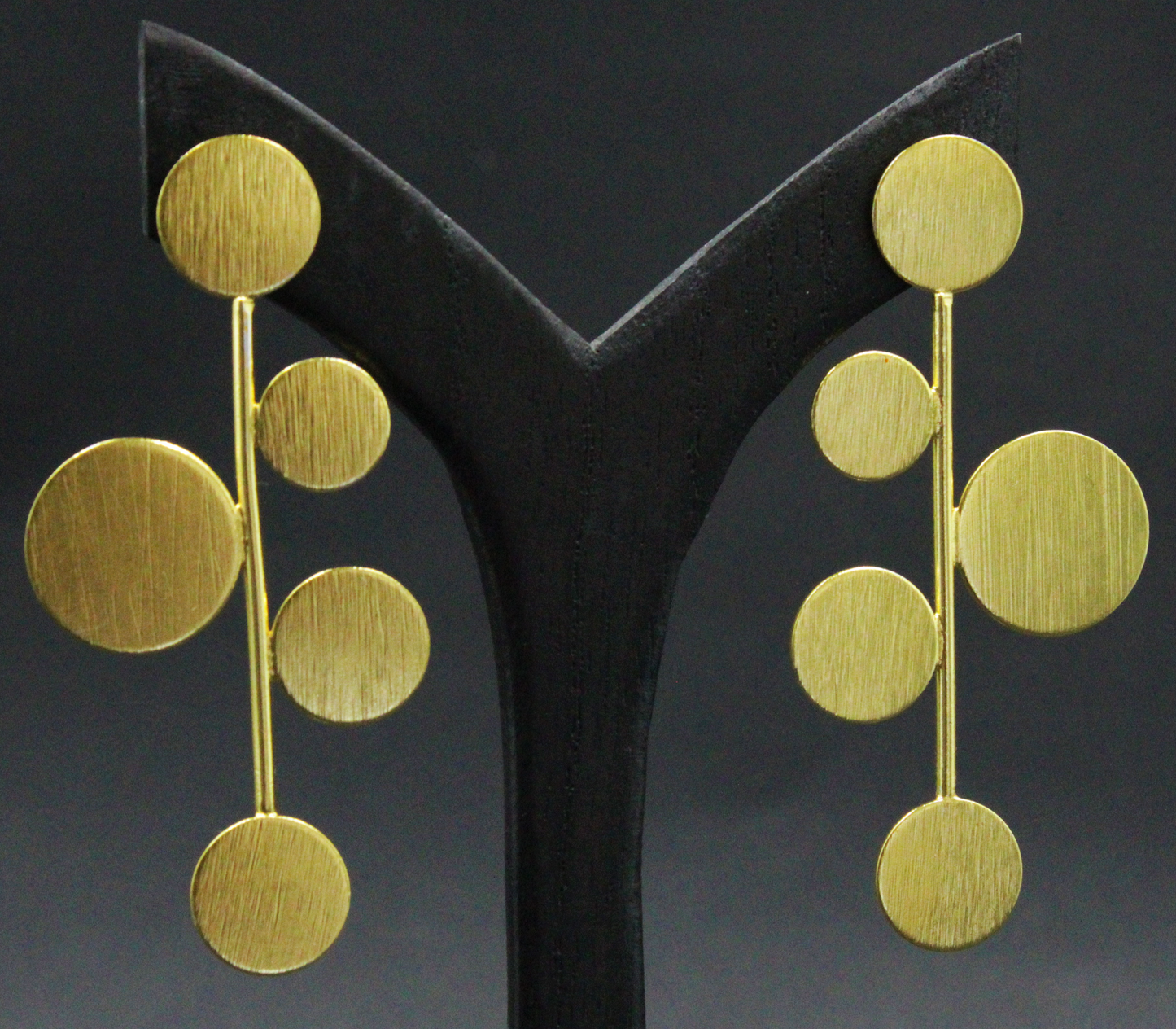 DECO earrings plated in 18kt gold