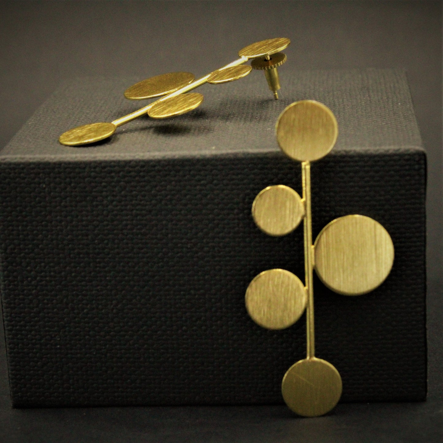 DECO earrings plated in 18kt gold