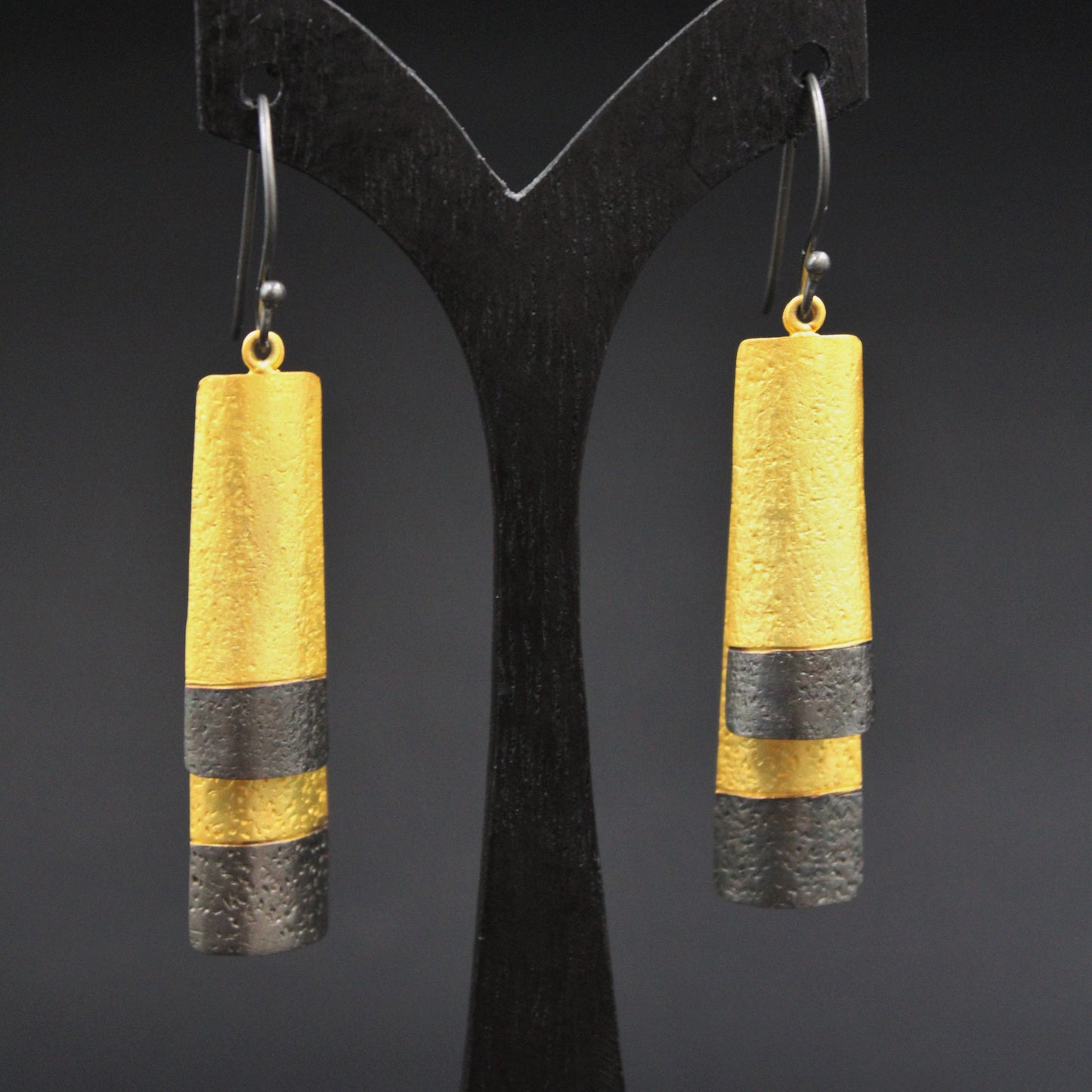 SAQQARA earrings plated in 18kt gold