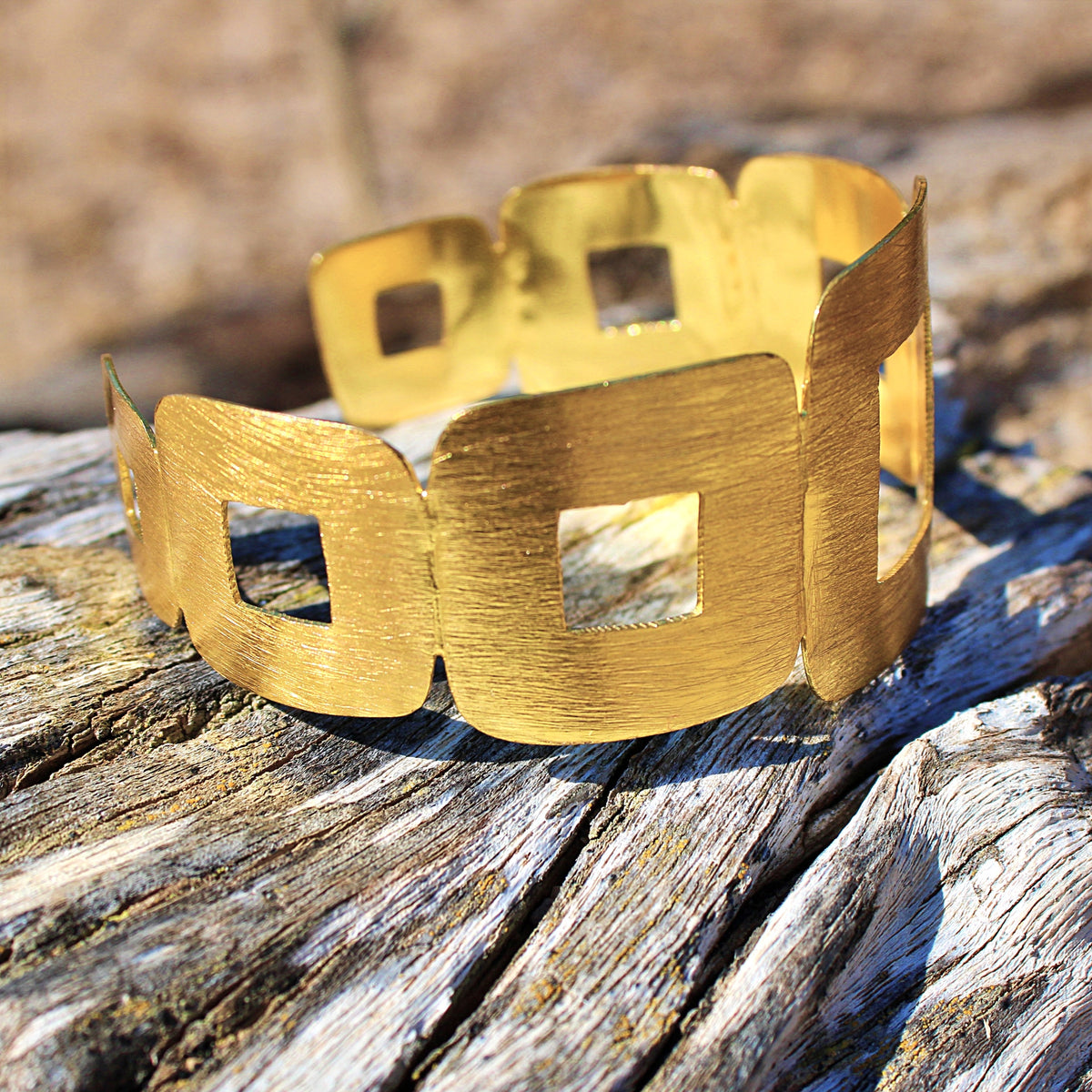 18-karätig vergoldetes DECO-Armband