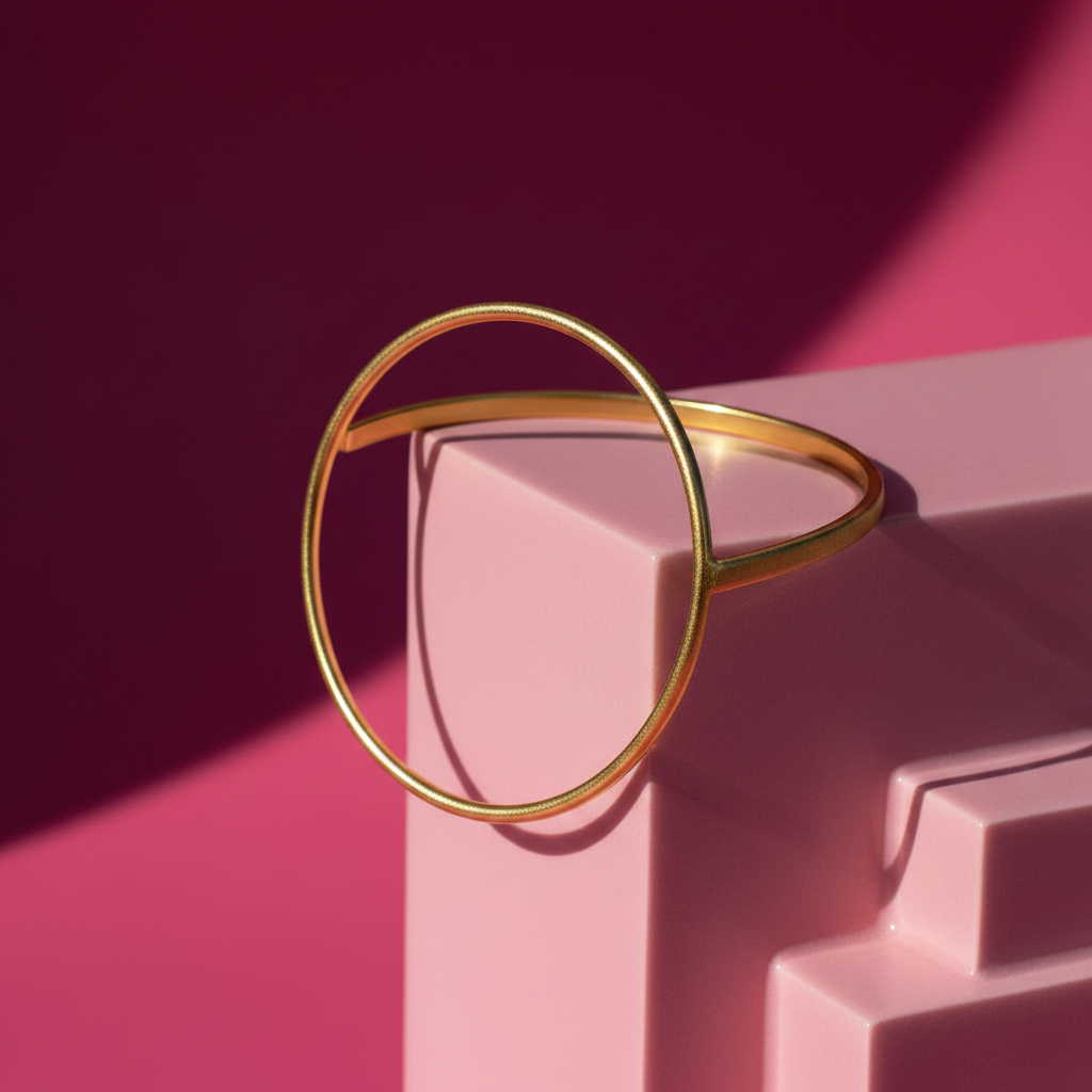 Brazalete SALERNO bañado en oro - Diseño con carácter