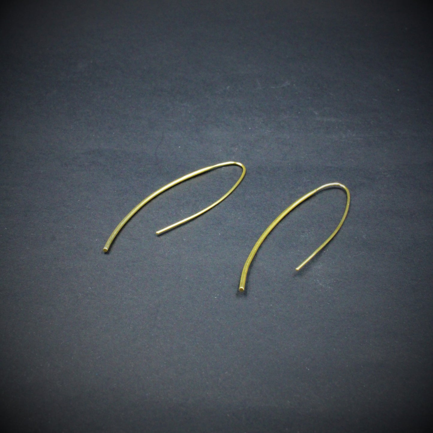 BENE Designer-Ohrringe vergoldet mit 18 kt Gold