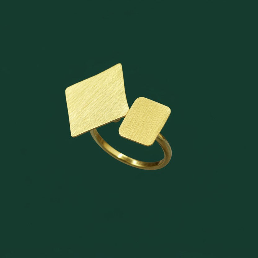 Gold plated POKER ring
