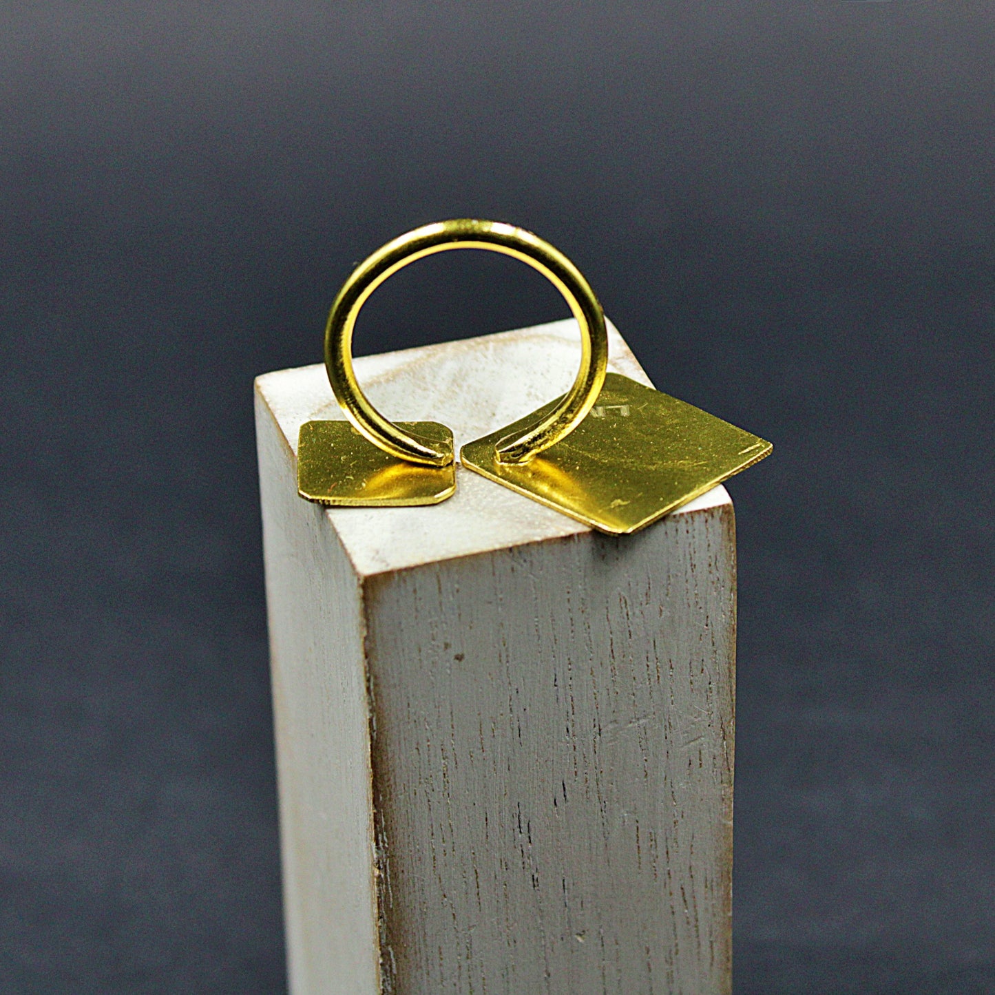 Vergoldeter POKER-Ring