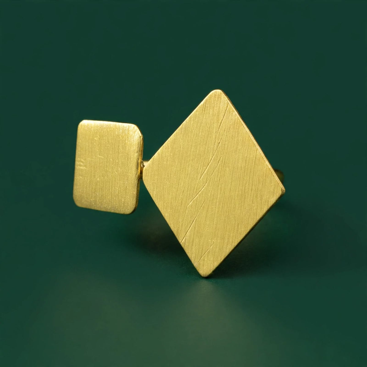 Gold plated POKER ring