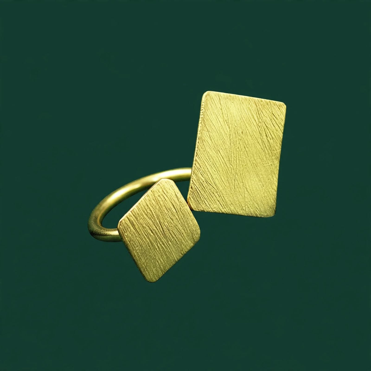 Gold plated POKER ring