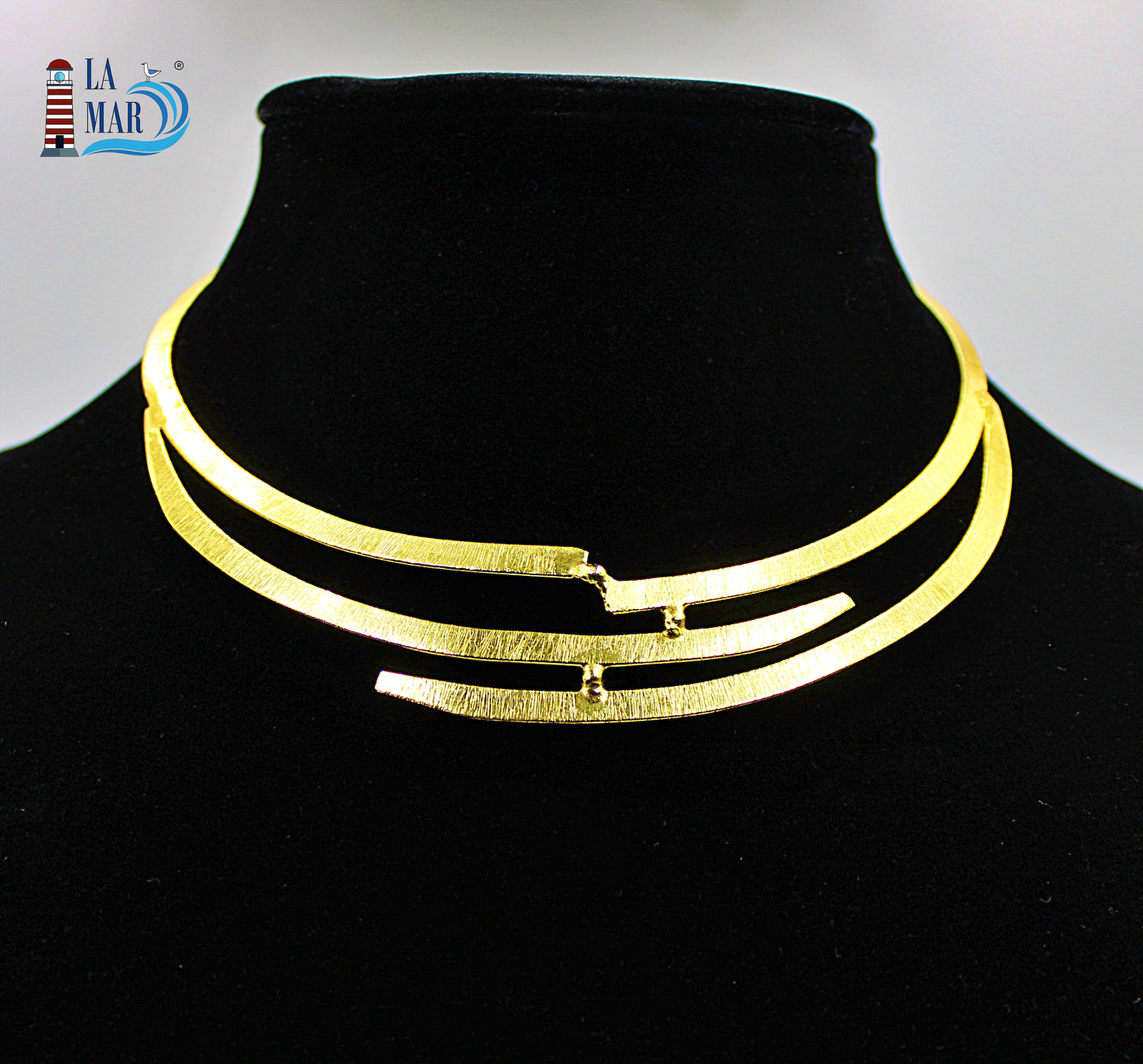 18kt gold plated MINOS choker