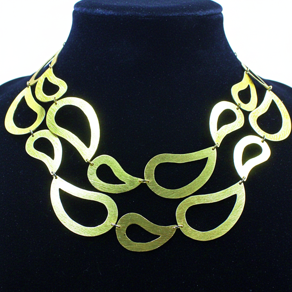 MONDRIAN necklace plated in 18kt gold