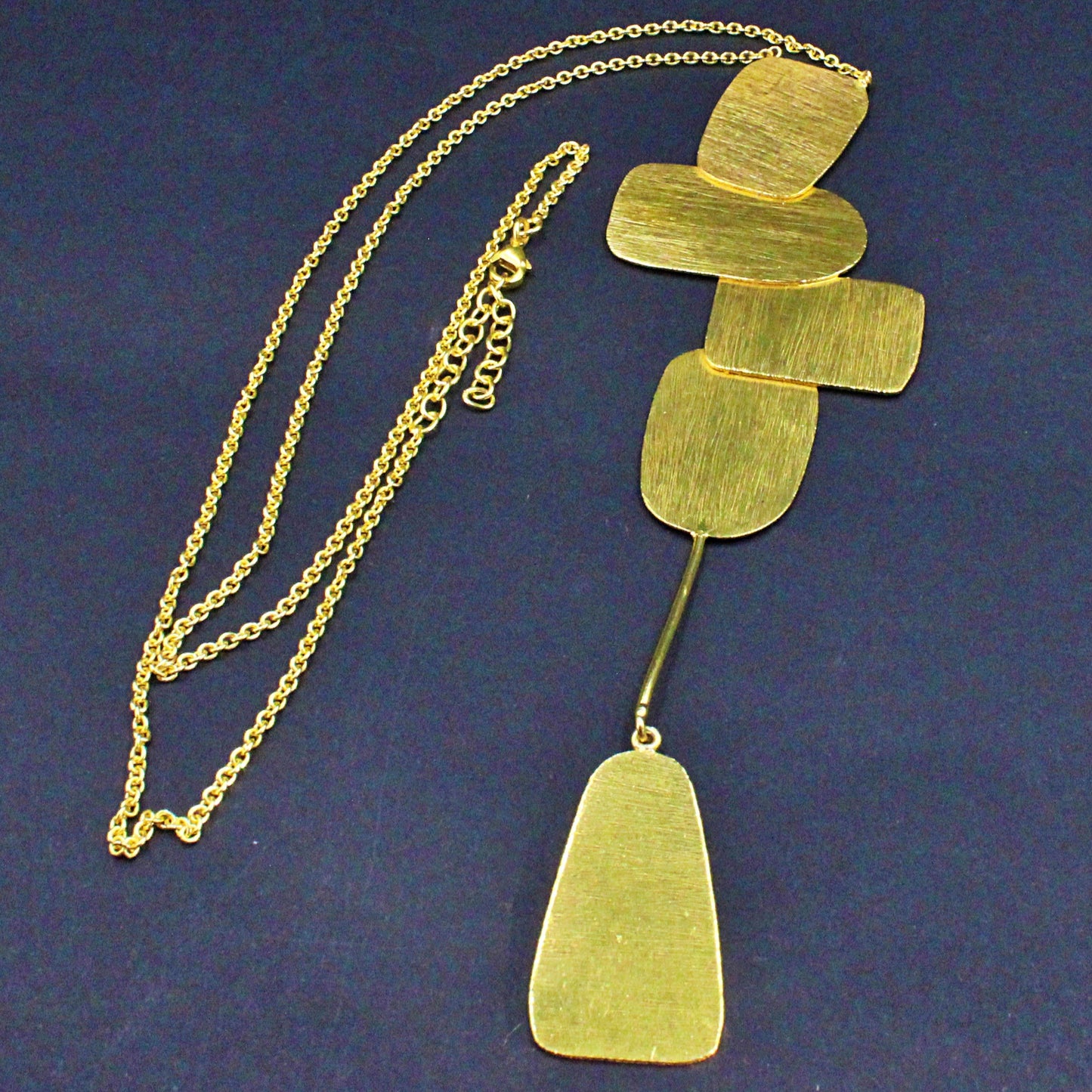 MIRÓ long necklace plated in 18kt gold