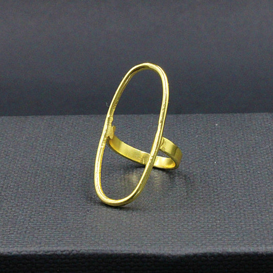 Anillo SALERNO bañado en oro
