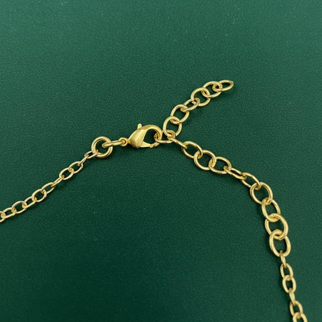 Collar MALTA bañado en oro 18kt - diseño con carácter