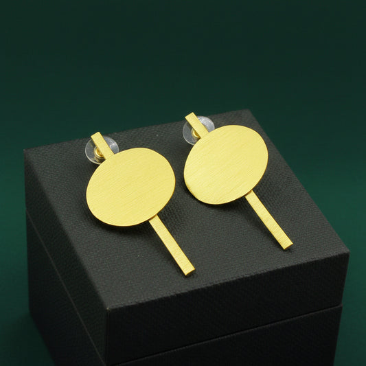 Pendientes CITY bañados en oro