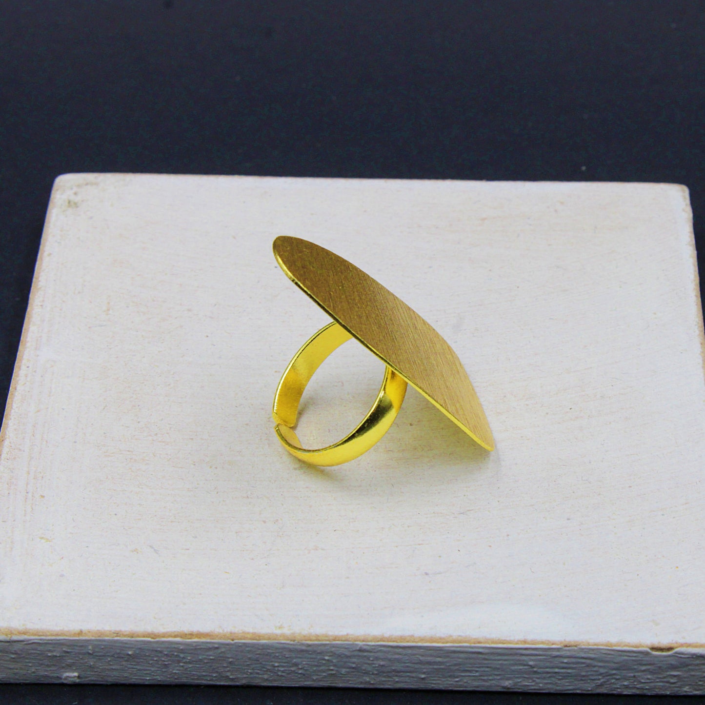 MIRÓ ring bathed in 18kt gold