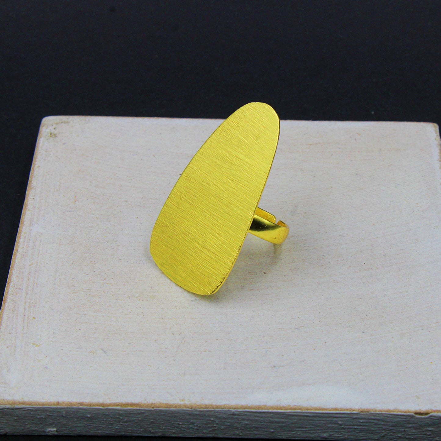 MIRÓ ring bathed in 18kt gold
