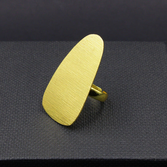 Anillo MIRÓ bañado en oro