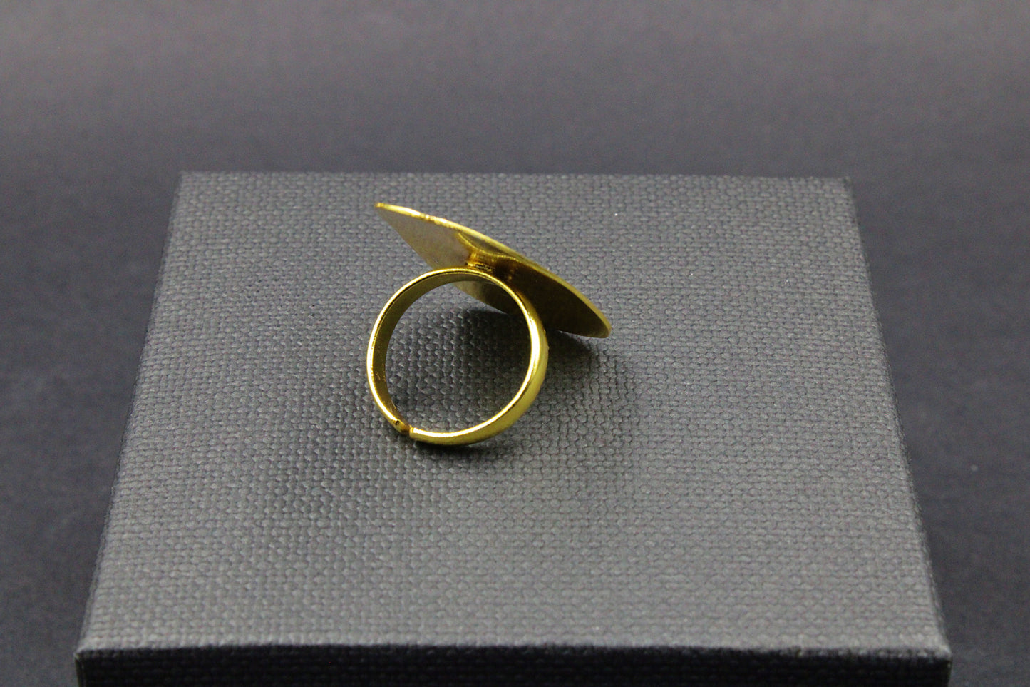 MIRÓ ring bathed in 18kt gold