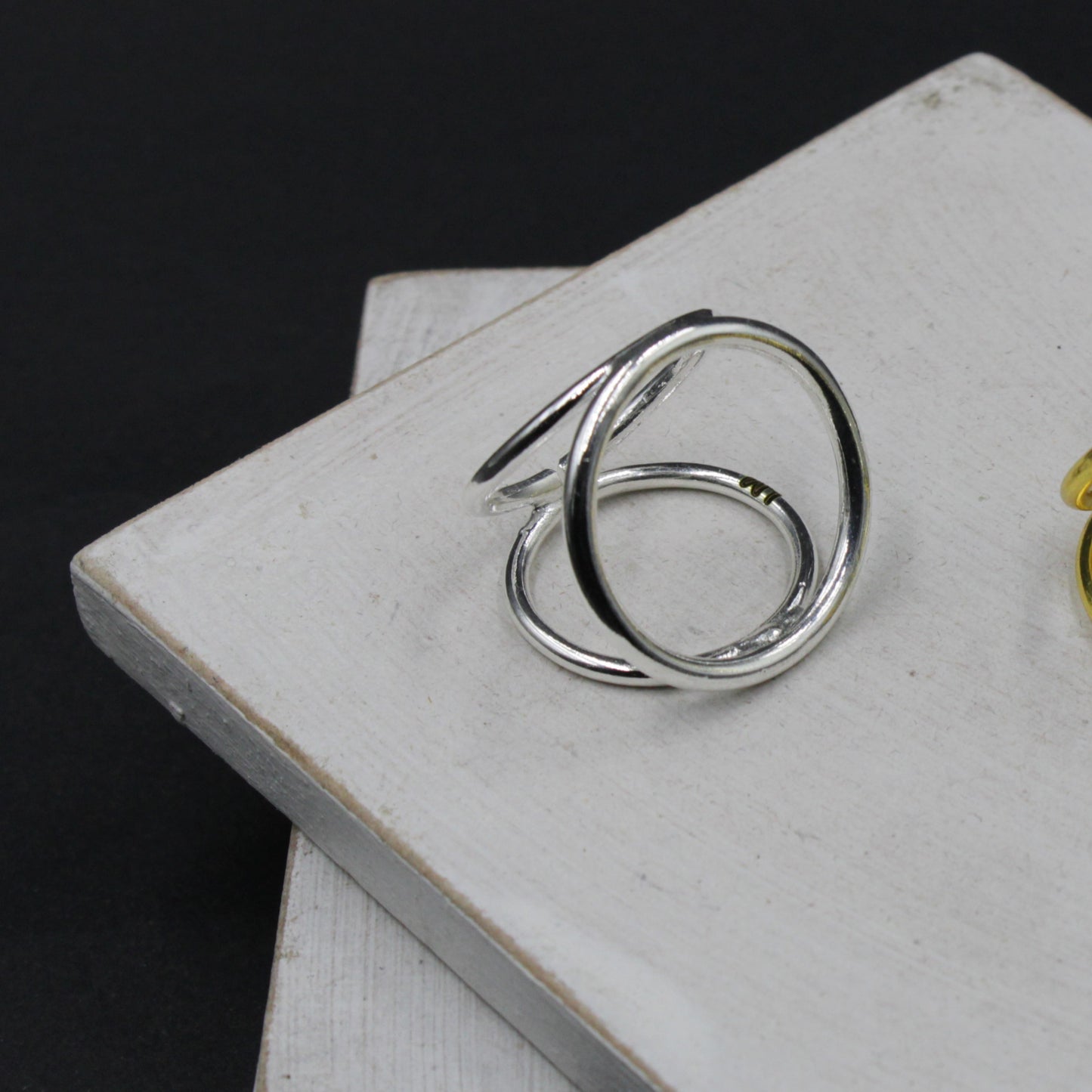 MIRÓ ring bathed in 18kt gold