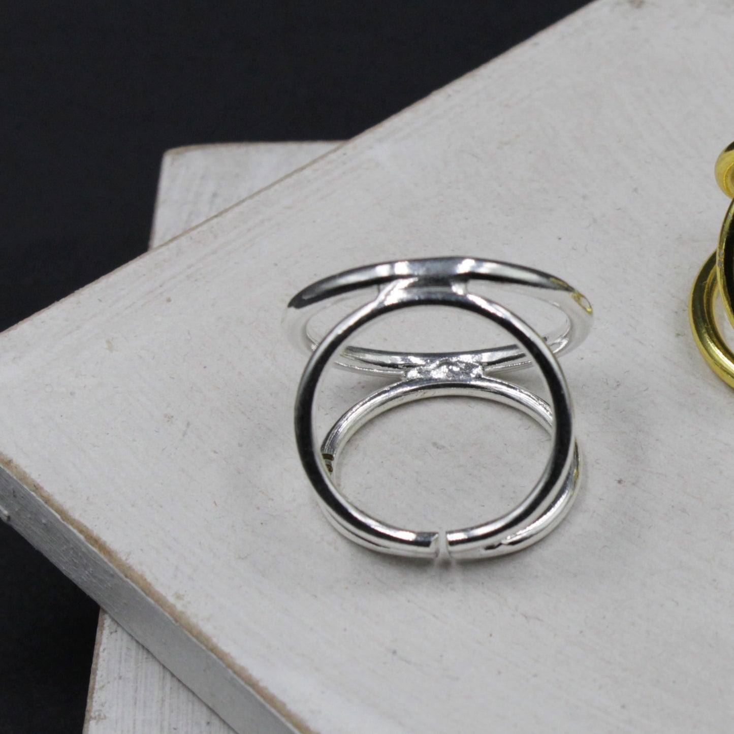 MIRÓ ring bathed in 18kt gold