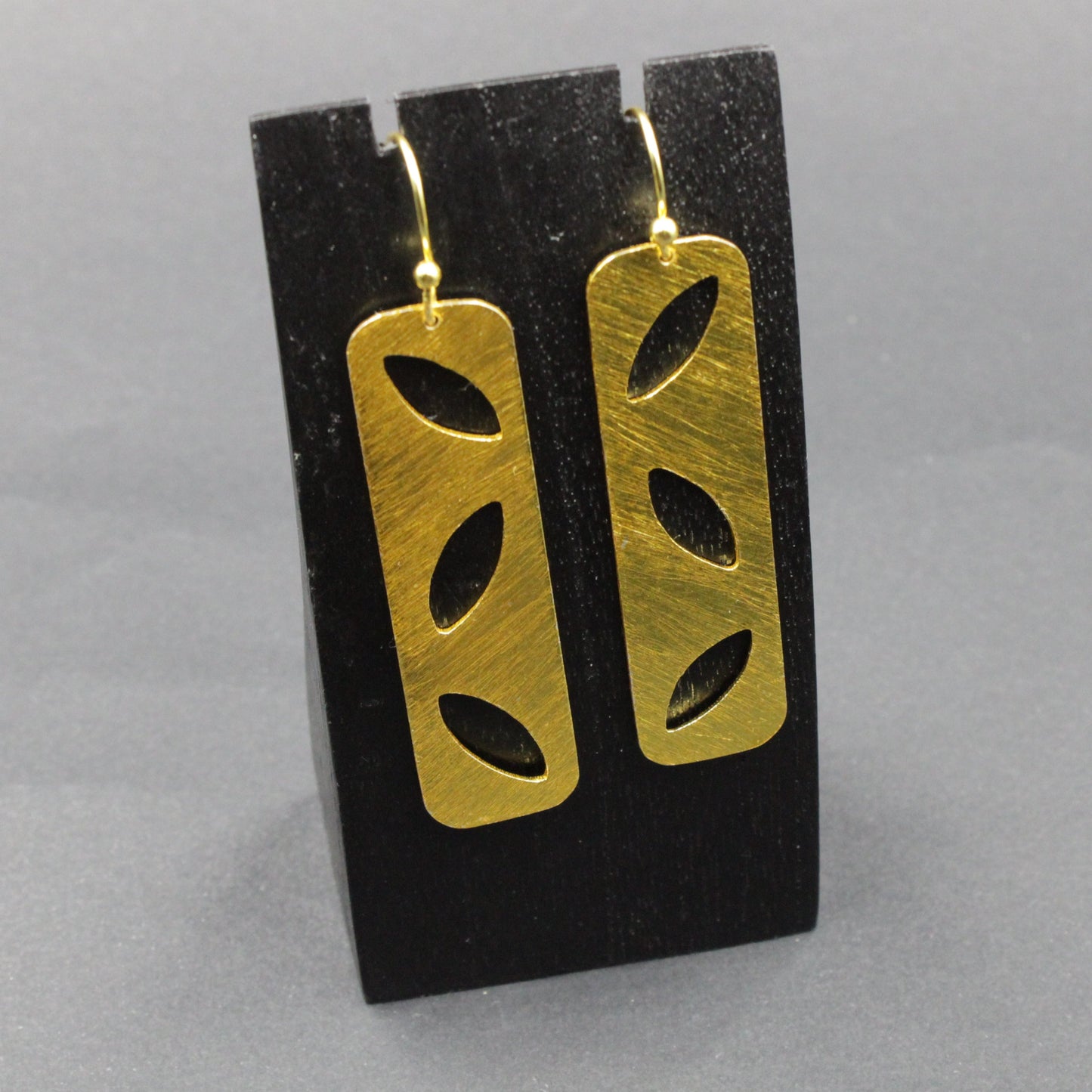 BOWIE earrings plated in 18kt gold