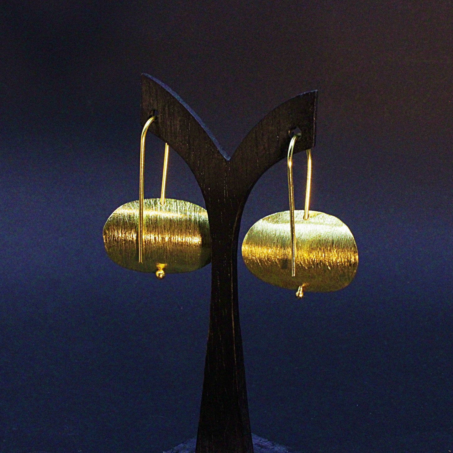 Gold plated earrings 2 in 1 gold plated