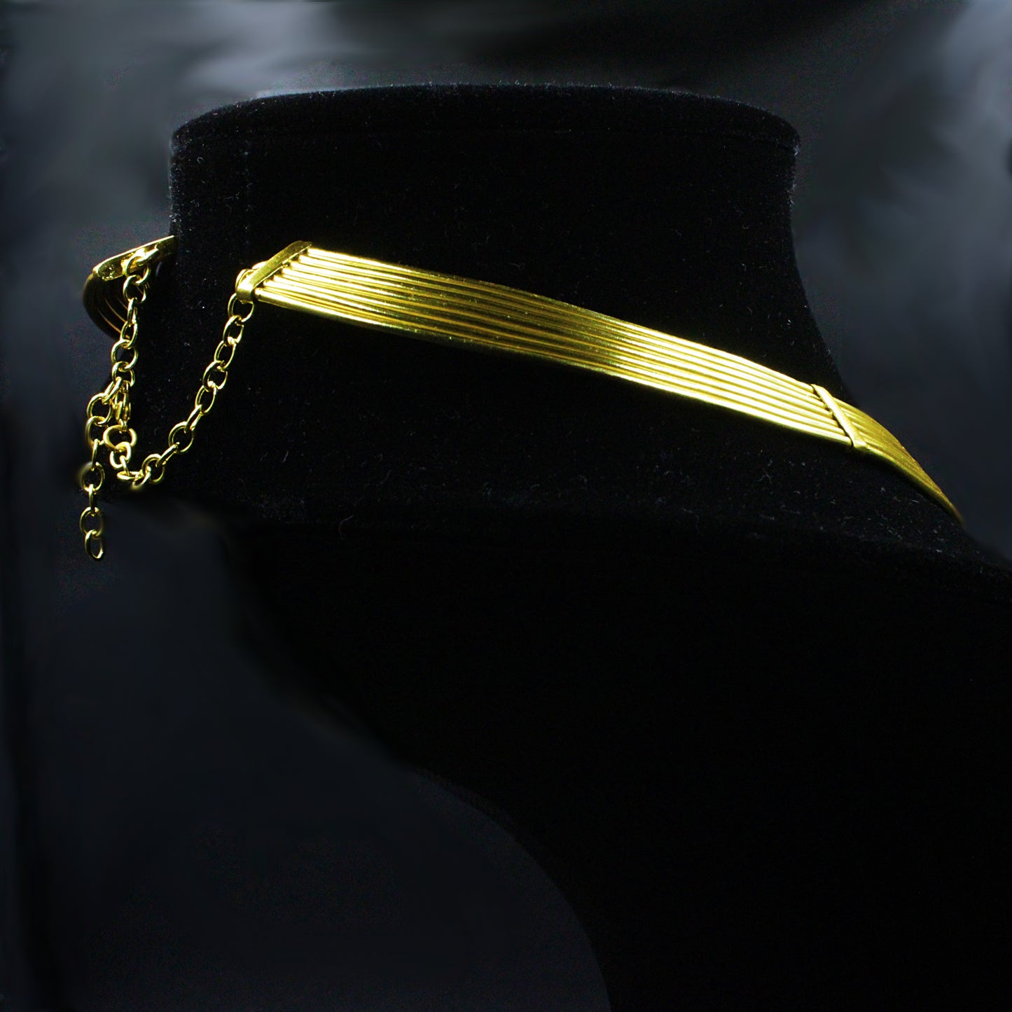 VALQUIRIA choker plated in 18kt gold