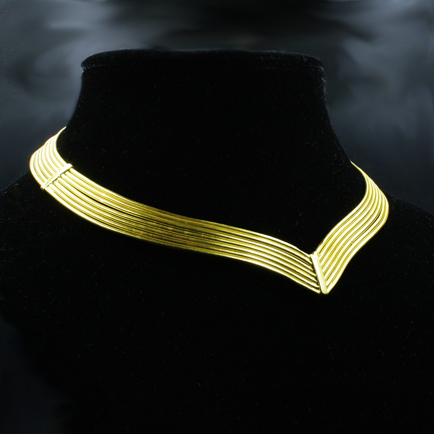 VALQUIRIA choker plated in 18kt gold