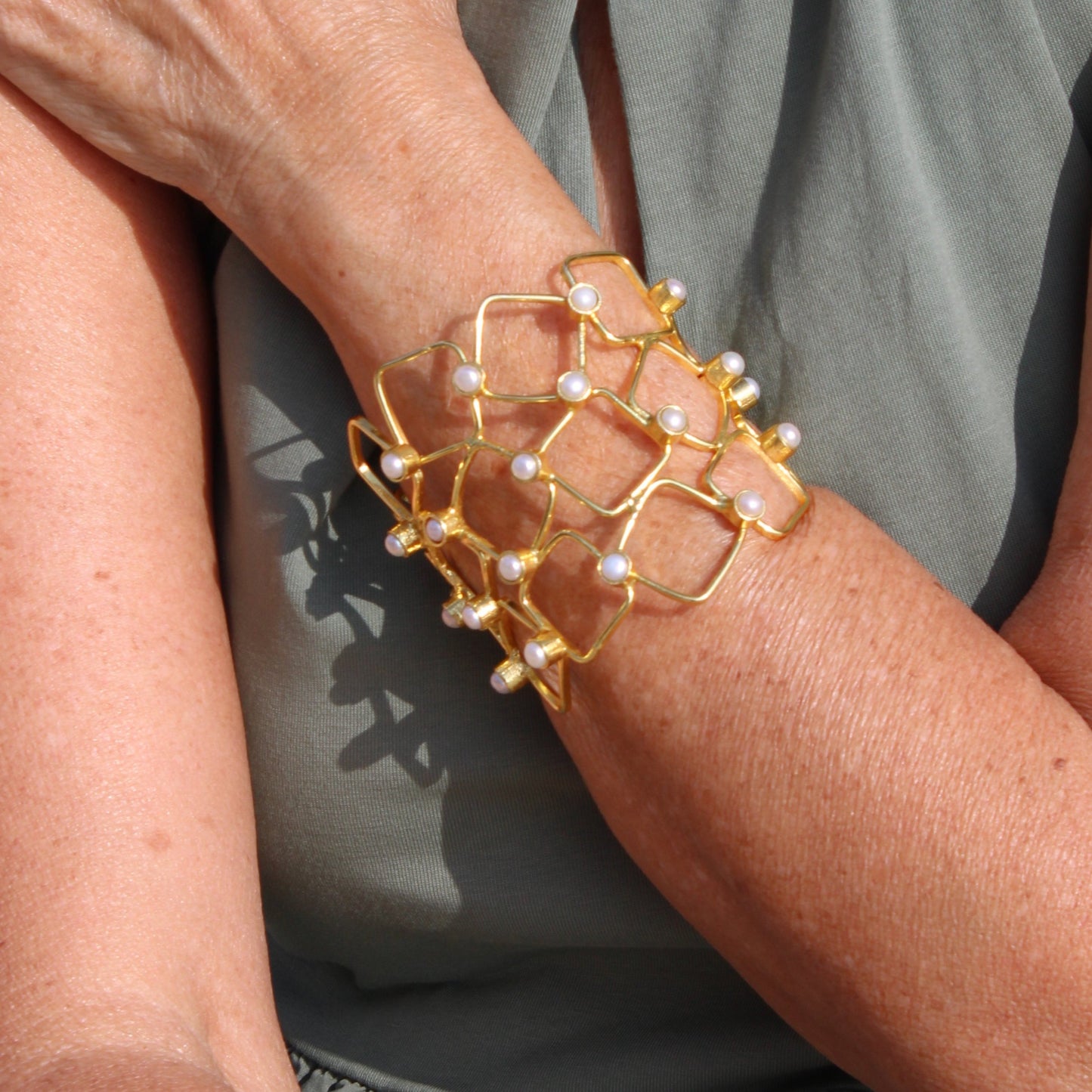 18 Karat vergoldetes PITIUSA-Armband