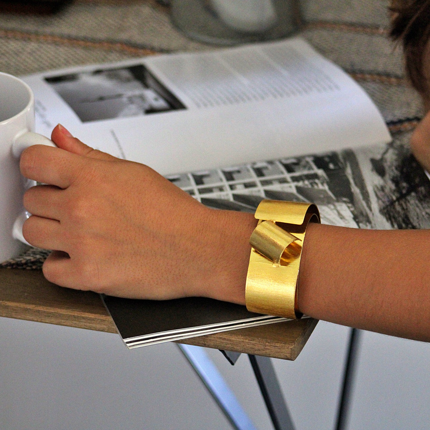 18kt gold plated DECO bracelet