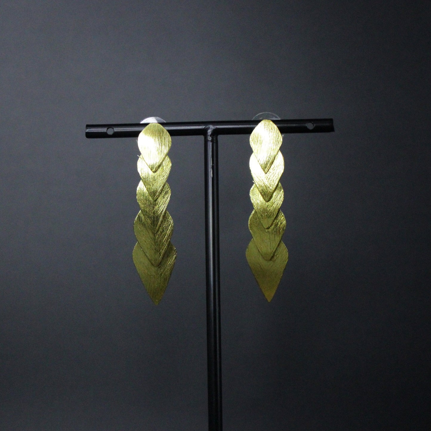 18kt gold plated design earrings