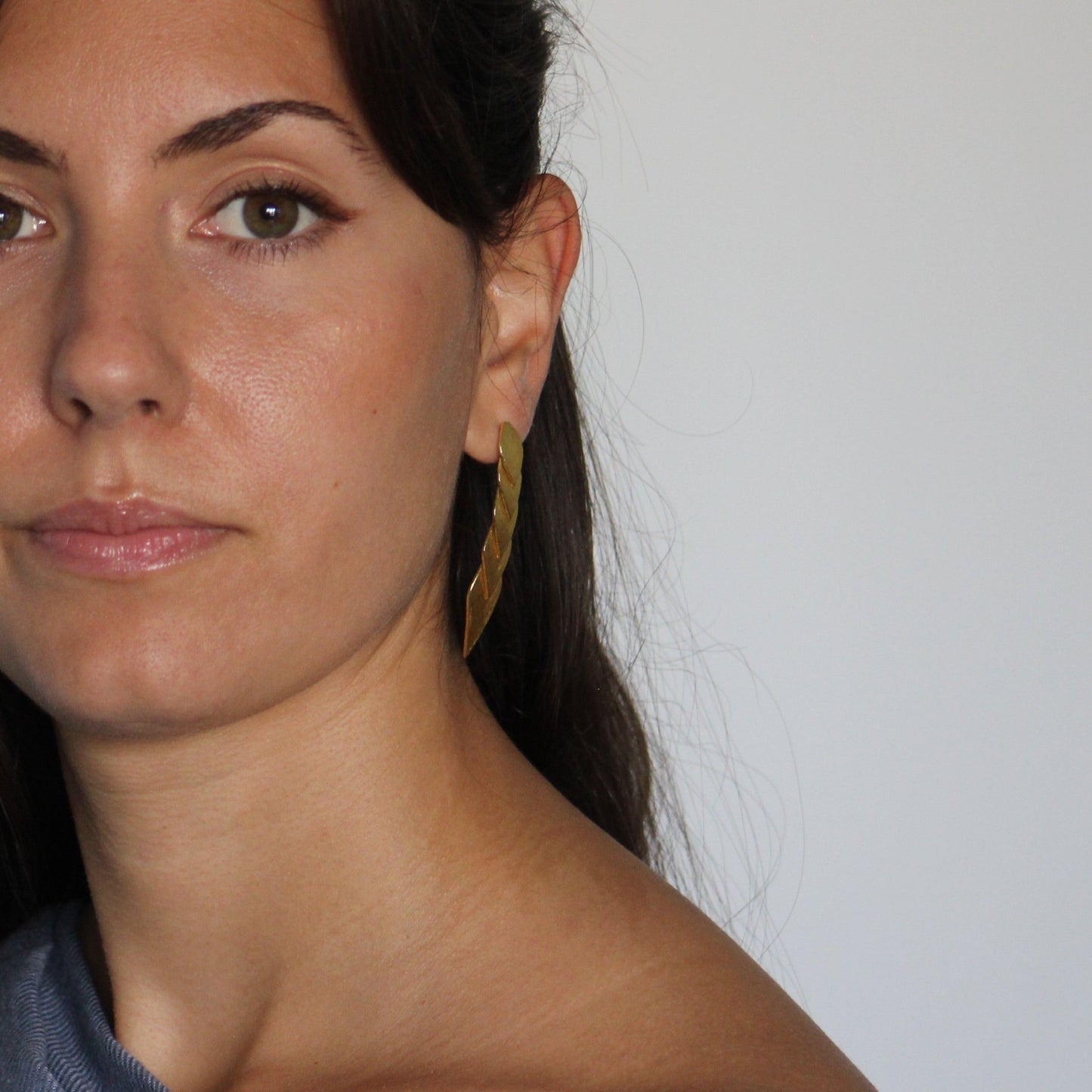 18kt gold plated design earrings