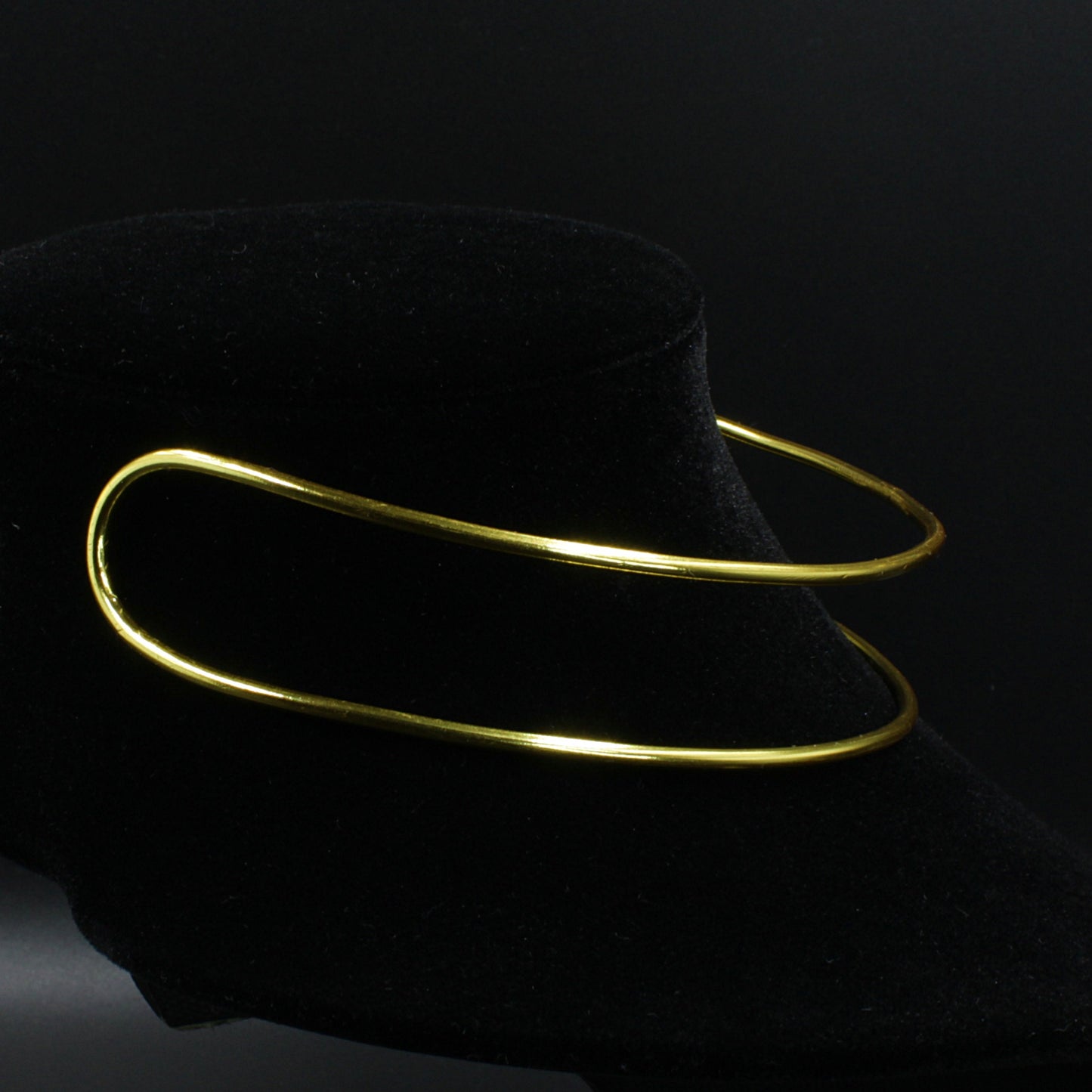 BOWIE earrings plated in 18kt gold