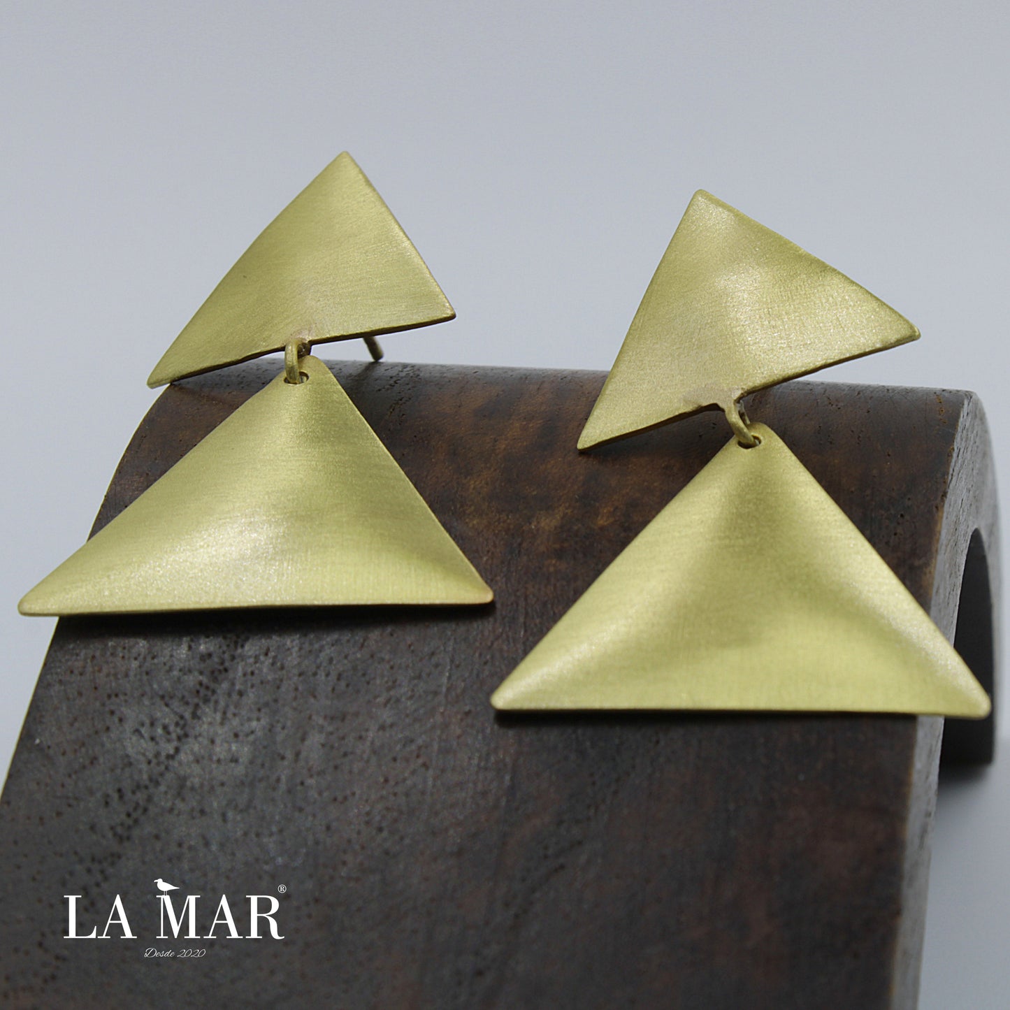 DISK earrings plated in 18kt gold