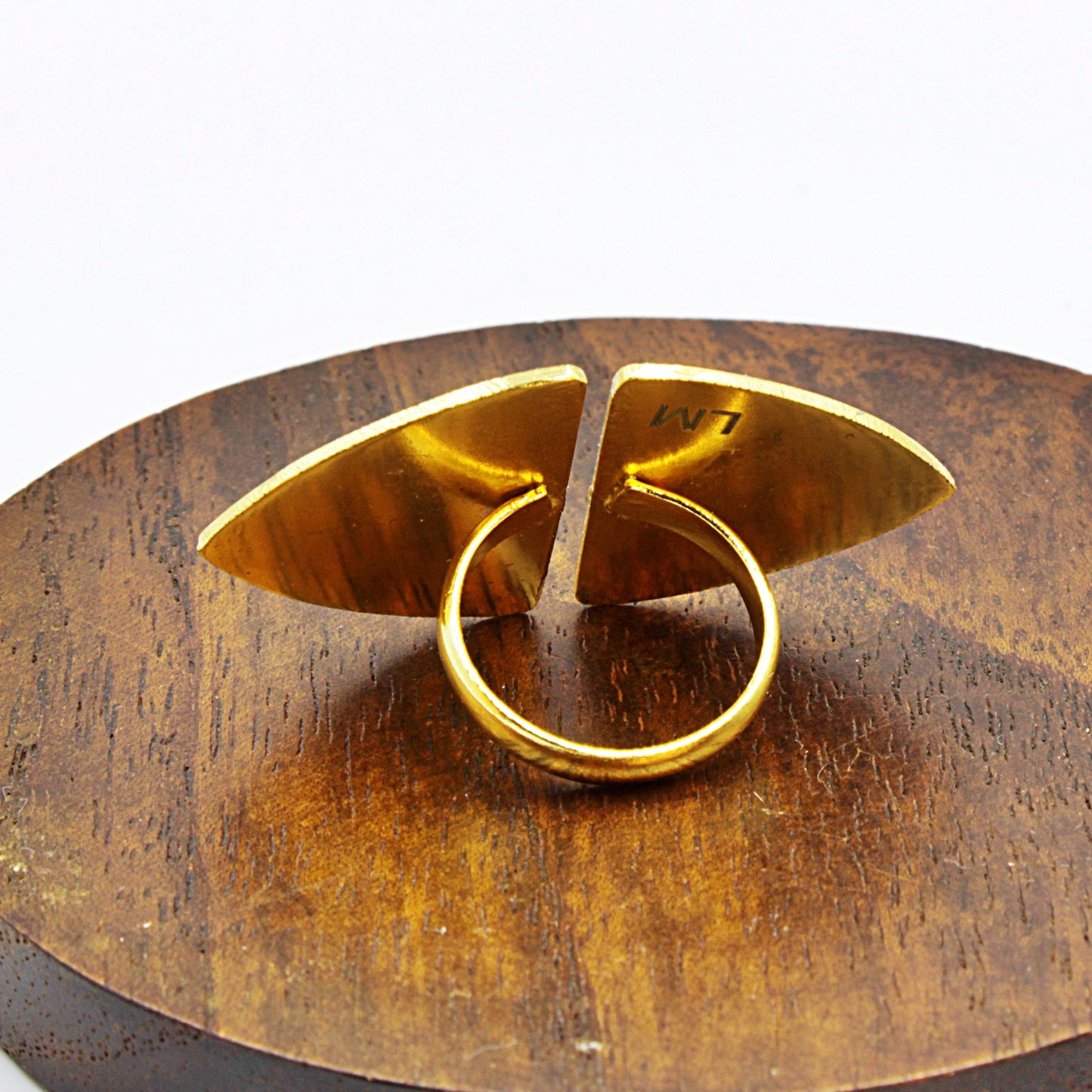 MIRÓ ring bathed in 18kt gold