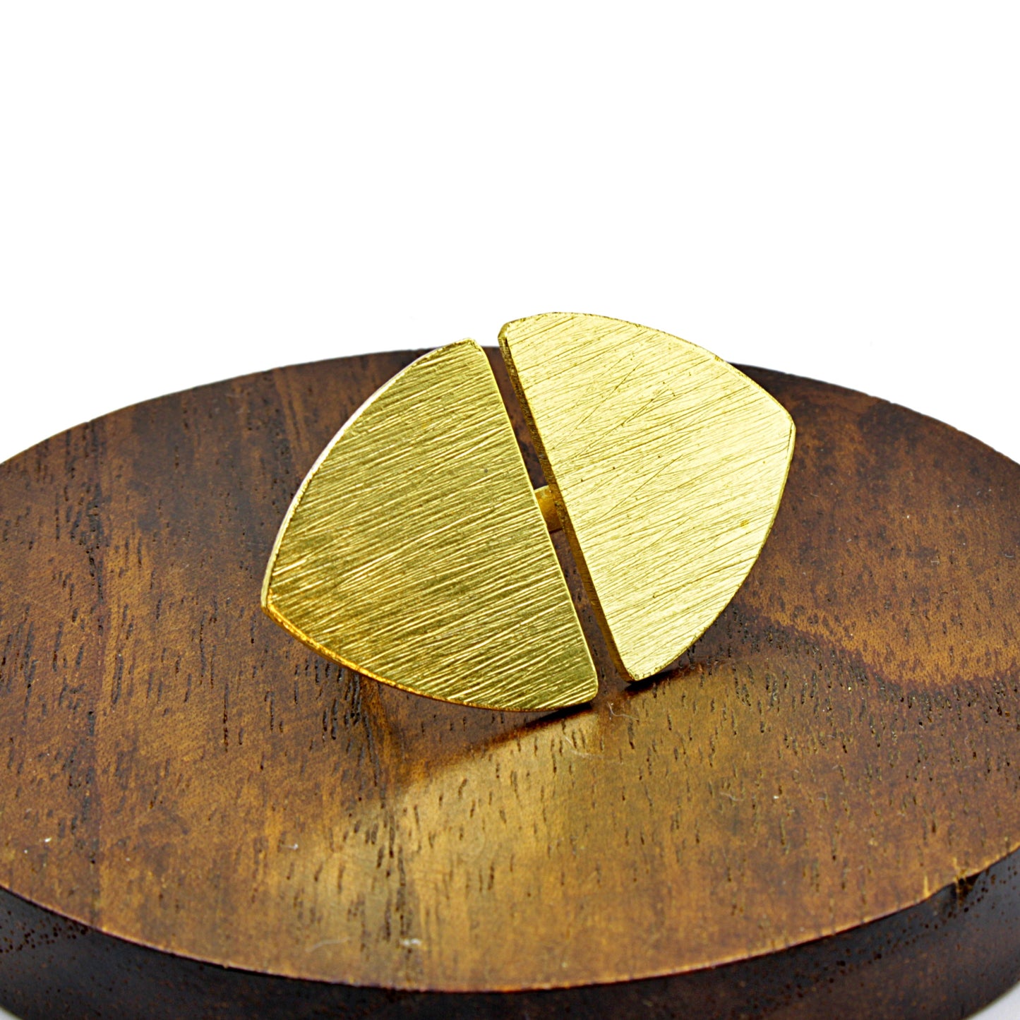 MIRÓ ring bathed in 18kt gold