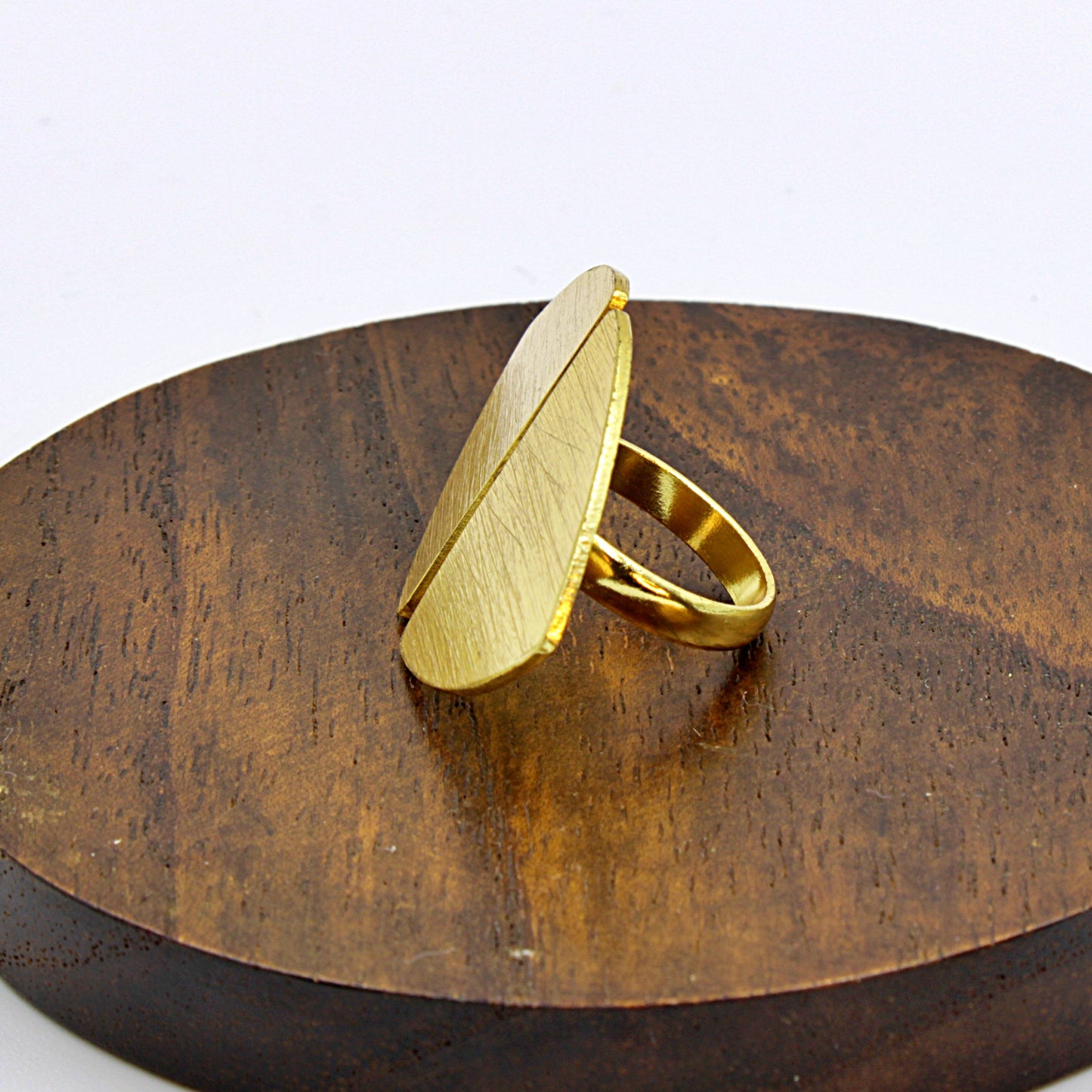 MIRÓ ring bathed in 18kt gold