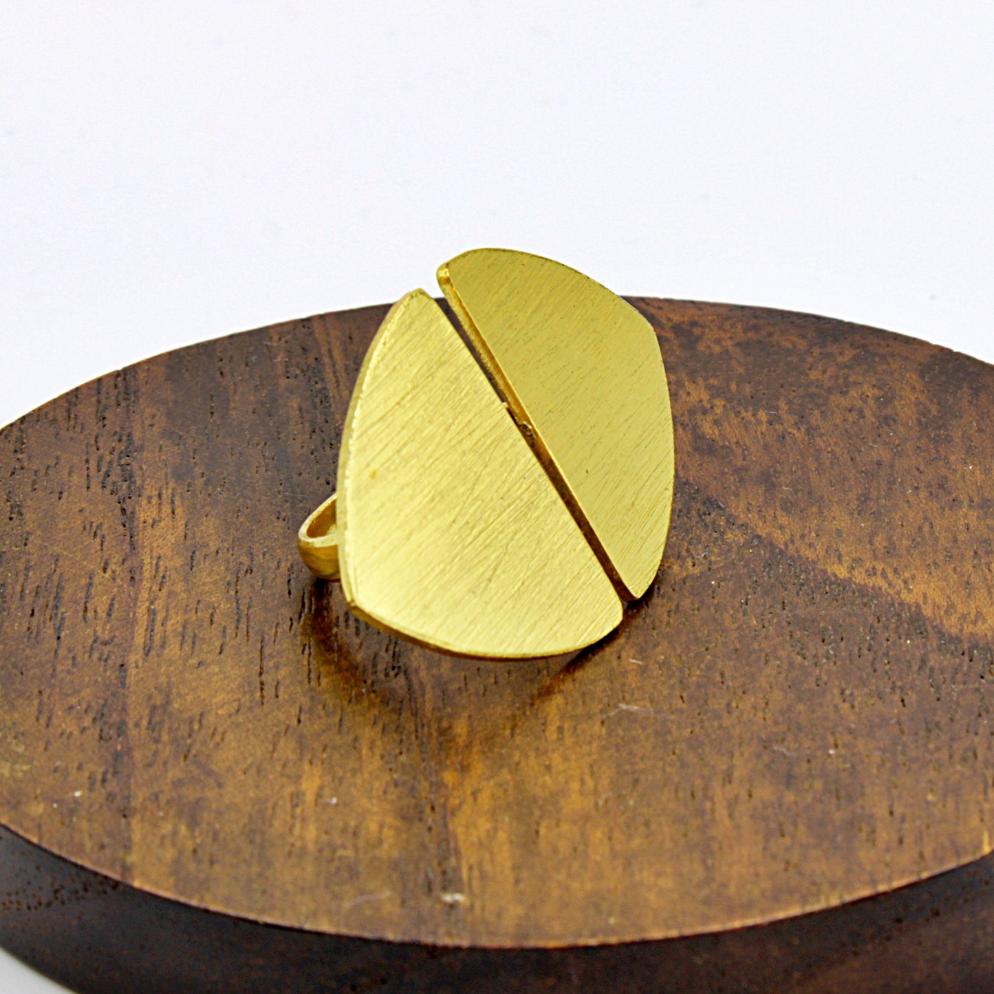 MIRÓ ring bathed in 18kt gold