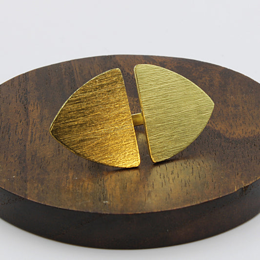 MIRÓ ring bathed in 18kt gold