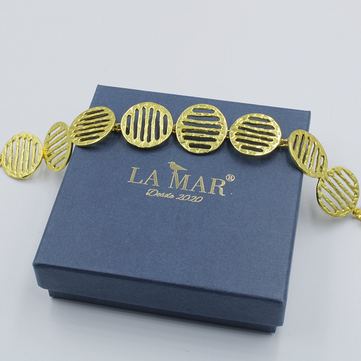 CINEMA earrings plated in 18kt gold